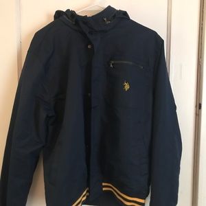 U.S. POLO ASSN. Navy blue Raincoat NEW